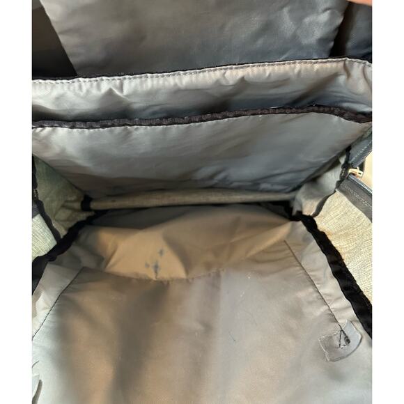 L.L.Bean Comfort Carry Laptop Backpack Green Ombré Stripe 18”x15”x6.5” - Picture 11 of 16